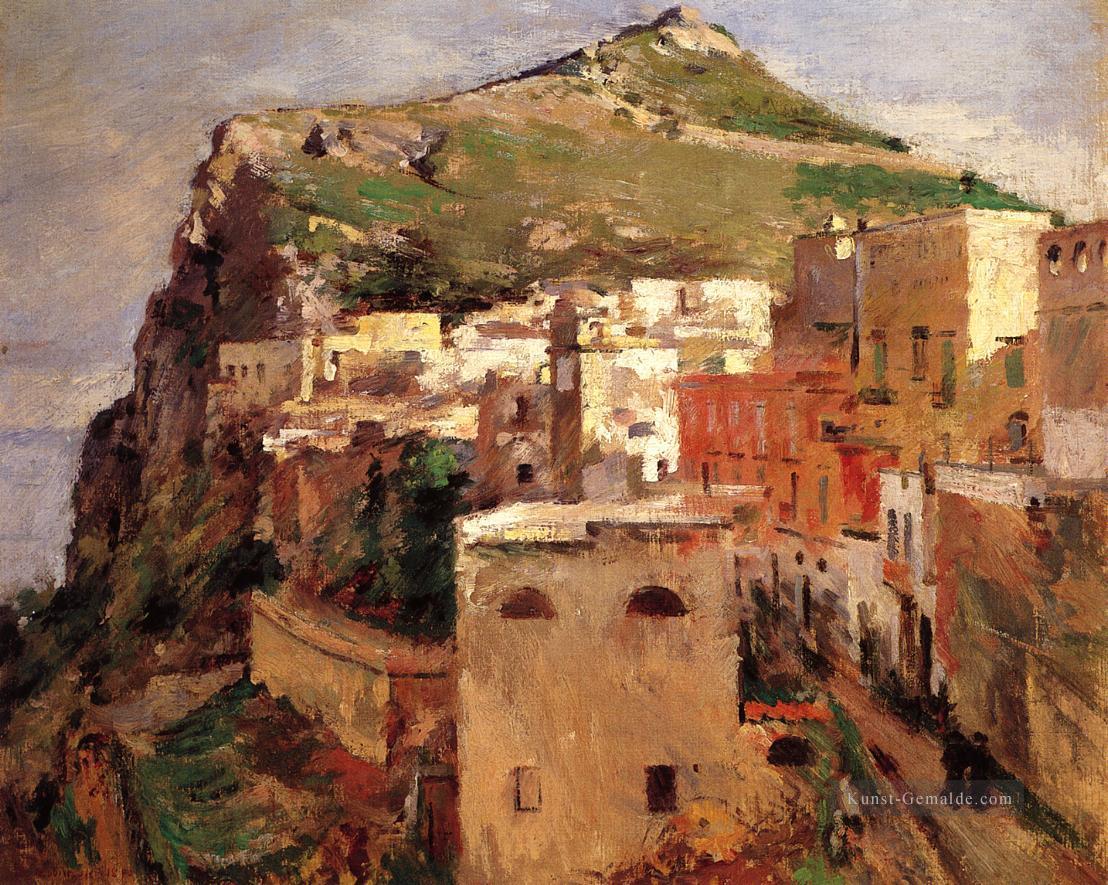 Capri Impressionismus Landschaft Theodore Robinson berg Ölgemälde
